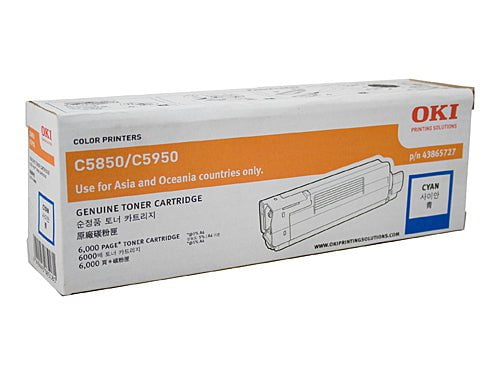 Oki C5850 / C5950 Original Cyan Toner DSO5850C