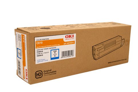 Oki C610 / C 610 Original Cyan Toner DSO610C