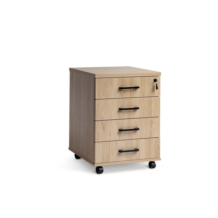 Oki Locking 4 Drawer Mobile Storage Cabinet MG_OKIMOB4