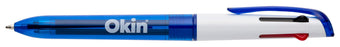 Okin 4 Colour Pen x 12's pack FPIBP4C