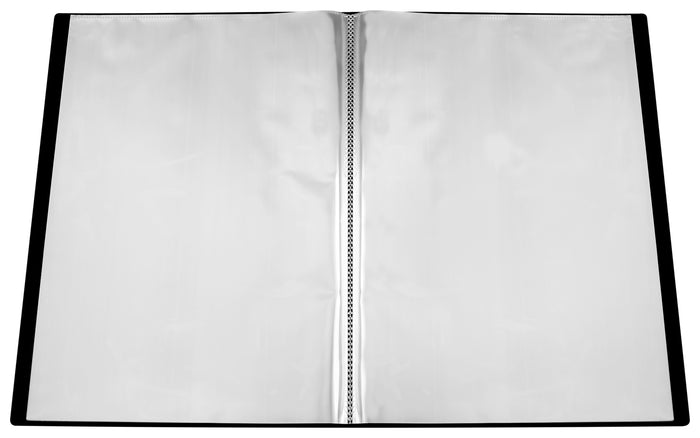 Okin A3 Insert Cover 20 Pocket Display Book, Black Cover FPDAA320
