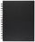 Okin A4 200 pages Hard Cover Spiral Bound Notebook - Black Cover x 3's pack FPISNBHC004
