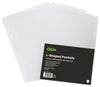Okin A4 Clear L Shaped Pockets 12's pack FPH101407