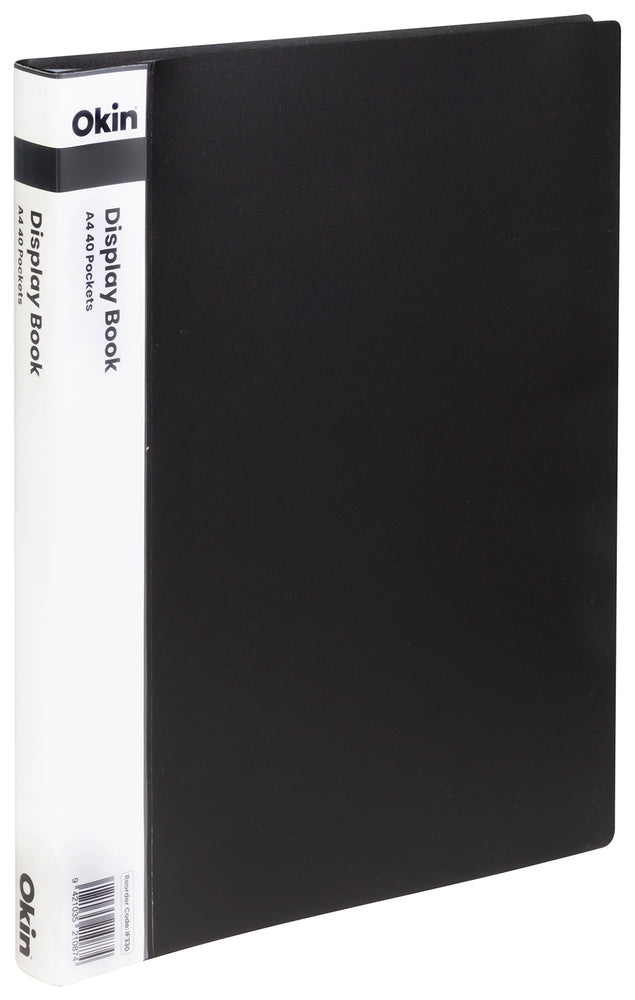 Okin A4 Display Book 40 Pocket Black | Display Books — Discount Office