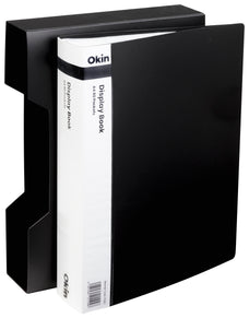 Okin A4 Display Book 80 Pocket with Case Black FPIF360