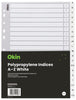 Okin A4 Polypropylene Indices A-Z - White FPIF670
