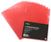 Okin A4 Red L Shaped Pockets 12's pack FPH101421