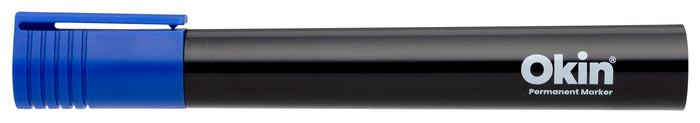 Okin Bullet Tip Permanent Marker Blue x 12's pack FPIPMBLUE