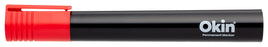 Okin Bullet Tip Permanent Marker Red x 12's pack FPIPMRED