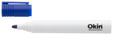 Okin Bullet Tip Whiteboard Marker Blue x 12's pack FPIWMBLUE
