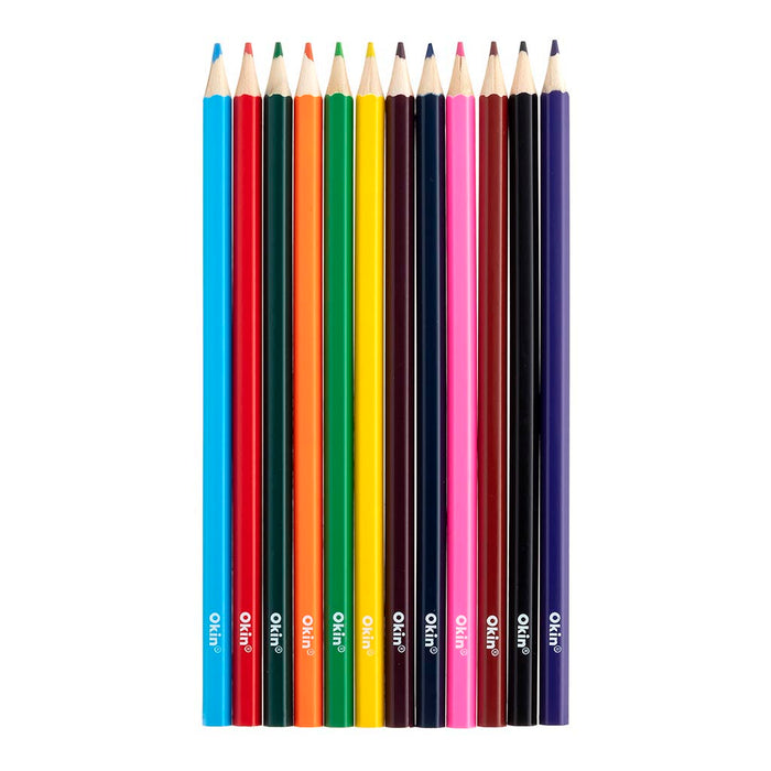 Okin Coloured Pencils, Pack of 12 FPOCP12