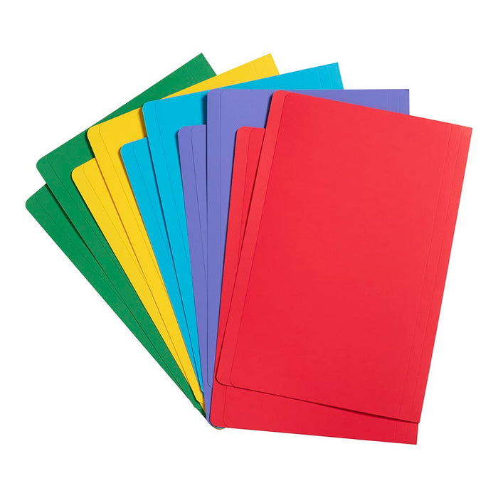 Okin Foolscap Manilla File Folders, Assorted Colours, Pack of 10 FPIF416