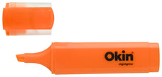 Okin Highlighter Chisel Tip Orange x 6's pack FPIHLORG