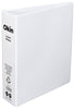 Okin Overlay Insert Cover A4 Ring Binder 3/50 - White FPRB3D50WT