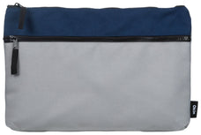 Okin Pencil Case 2 Zip Blue Grey 34x23x2.5cm FPPC-CALGR