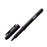 Okin Permanent Marker with Grip, 1.0mm Fine Bullet Tip, Black, Pack of 12 FPIPMGFBLK