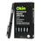 Okin Permanent Marker with Grip, 1.0mm Fine Bullet Tip, Black, Pack of 12 FPIPMGFBLK
