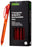 Okin Retractable Medium Tip Ballpoint Pen x 10's pack - Red FPIBPTRIRED