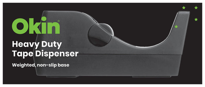 Okin Tape Dispenser 33mt - Black FPITD33M