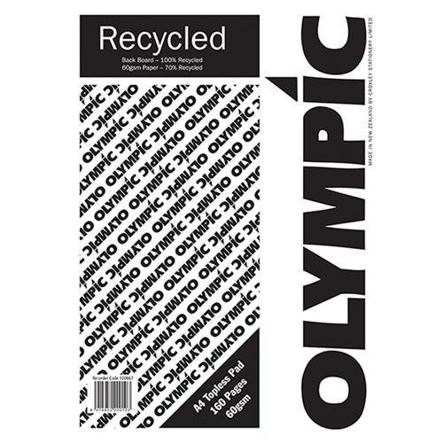 Olympic A4 Topless Pad Recycled 80 Leaf CX120667
