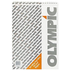 Olympic A4 Wiro Office Pads 50 Leaf CX120648