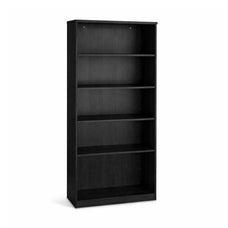 Onyx 1800mm Bookcase, Black Woodgrain MG_ONYBKS18_W