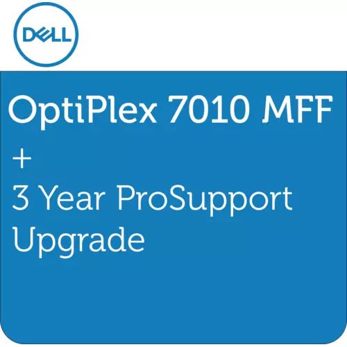 Optiplex 7010 MFF I5-3500T 8GB 256GB 1Y Basic Onsite Bundled with: Upgrade to 3 Years Prosupport IM5930880