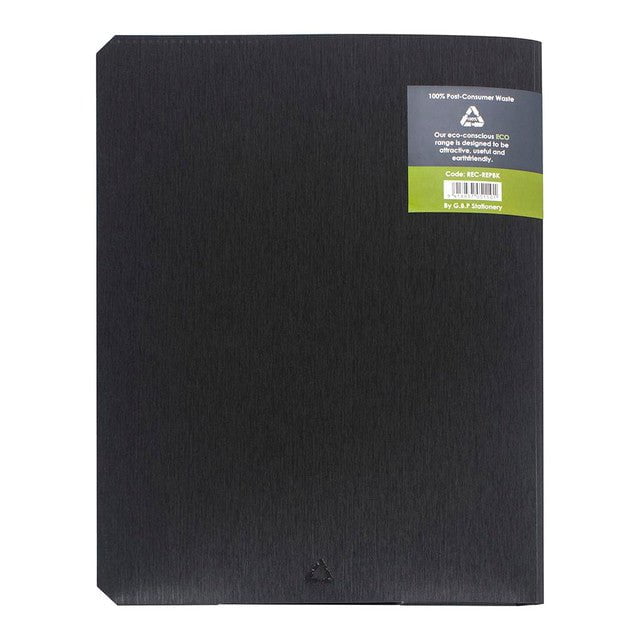 OSC A4 Eco Report Cover Black FPREC-REPBK