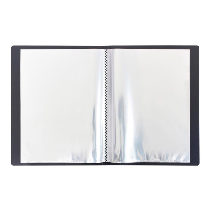 OSC A5 Insert Cover 20 Pocket Display Book, Black Cover FPDAA520