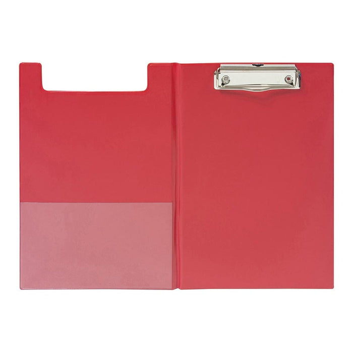 OSC A5 PVC Clipboard with Flap, Red FPCB5DRD