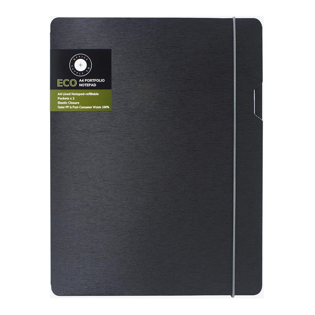 OSC Eco Notebook A4 Black | Notebooks — Discount Office
