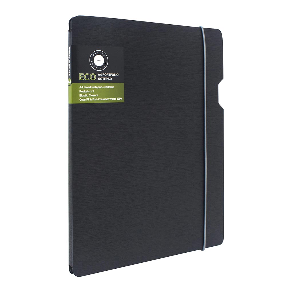 OSC Eco Notebook A4 Black | Newest Products — Discount Office