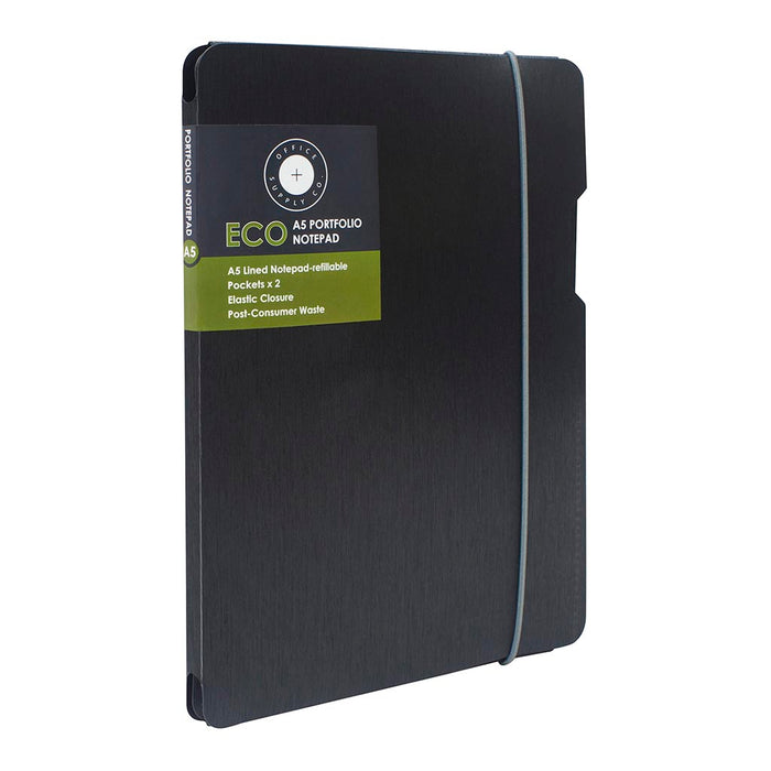 OSC Eco Notebook A5 Black FPRECA5-NBBK