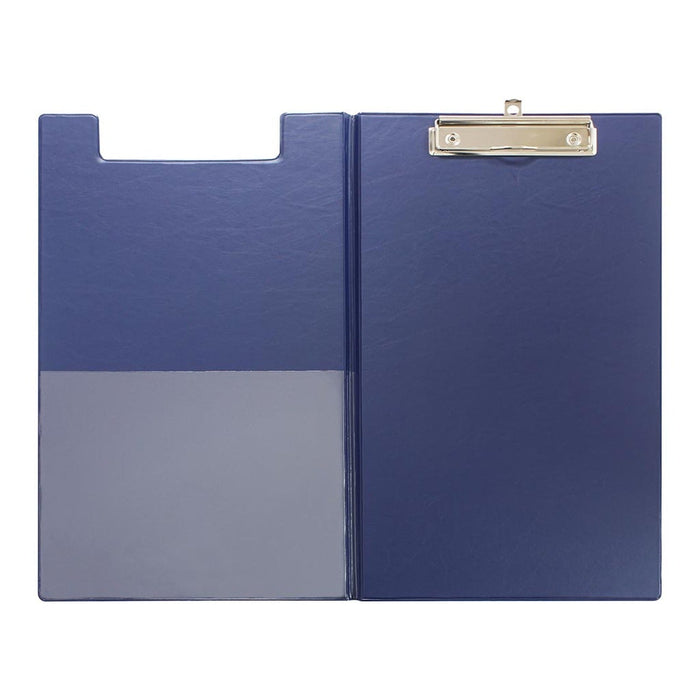 OSC Foolscap PVC Clipboard with Flap, Navy FPCB6DNY