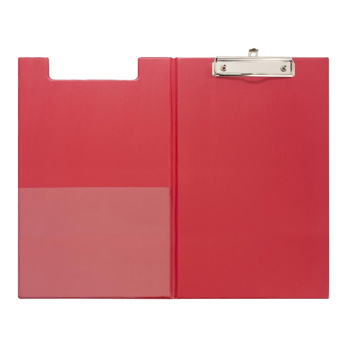 OSC Foolscap PVC Clipboard with Flap, Red FPCB6DRD