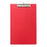 OSC Foolscap PVC Clipboard with Flap, Red FPCB6DRD