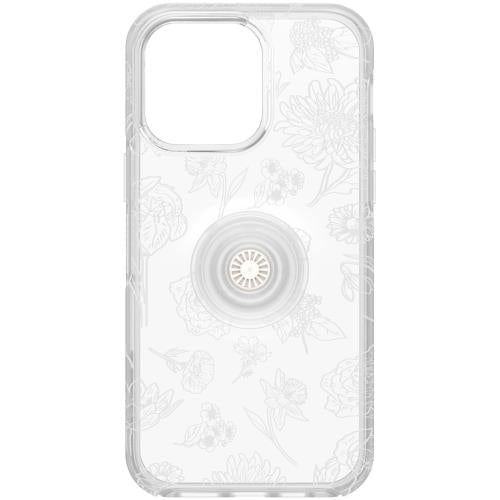 Otter + Pop Symmetry Clear iPhone 14 Pro Max Phone Case, Flower of the Month IM5595072