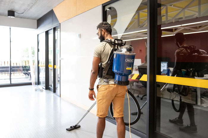 Pacvac Superpro 700 Backpack Vacuum Cleaner, Commercial Vacuum Cleaner, with Cord MPH33989