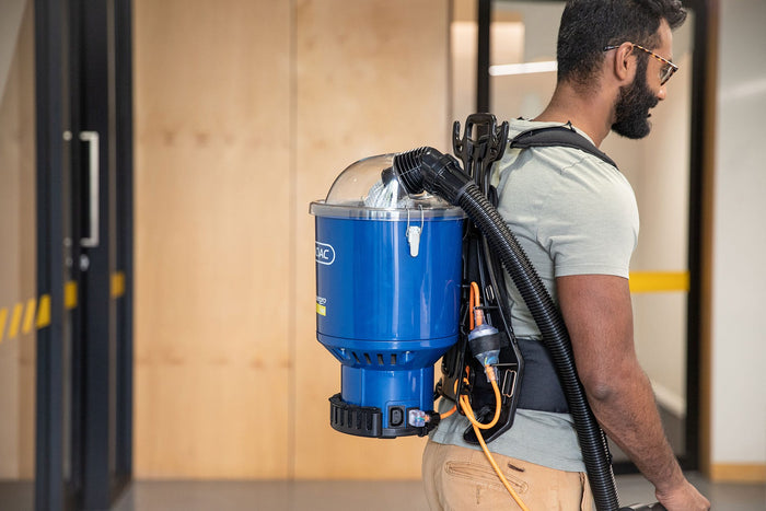 Pacvac Superpro 700 Backpack Vacuum Cleaner, Commercial Vacuum Cleaner, with Cord MPH33989