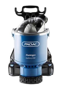 Pacvac Superpro Battery 700 Backpack Vacuum Cleaner MPH33232