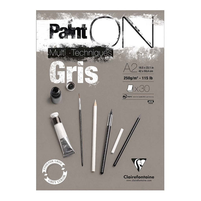 PaintON A2 Pad, Grey, 30 Sheets FPC975811C