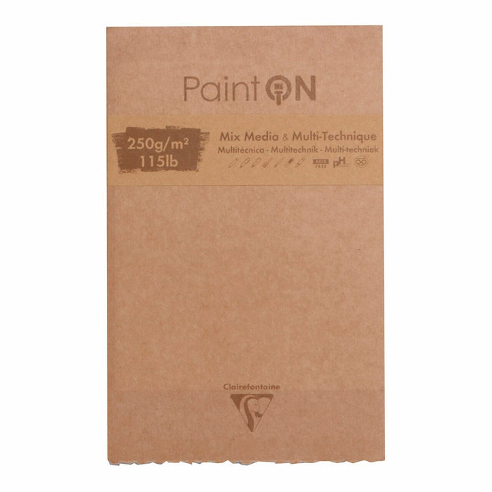 PaintON Pad Deckle Edge Assorted 14cm x 21.5cm 50 sheets FPC975174C