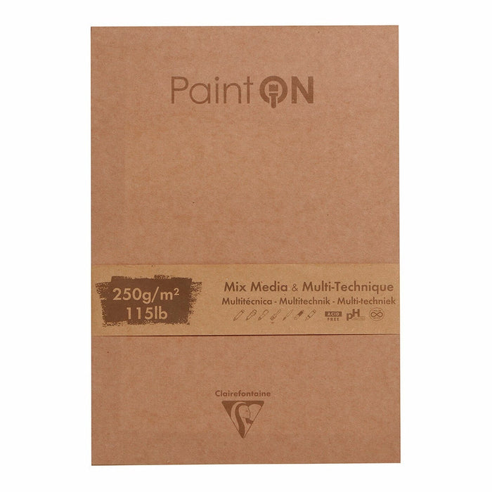 PaintON Pad Deckle Edge Assorted 17.6cm x 25cm 50 sheets FPC975173C