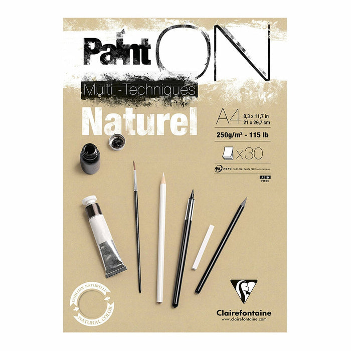 PaintON Pad Natural A4 30 sheets FPC96540C