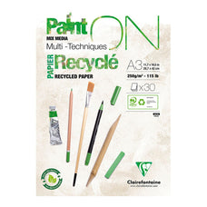 PaintON Recycled Paper Pad White A3 30 sheets FPC975742C