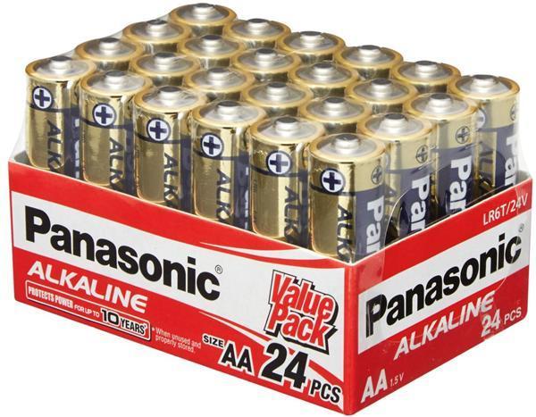 Panasonic AA Alkaline Batteries 24's Pack DVPA4540
