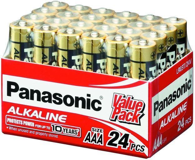 Panasonic AAA Alkaline Batteries 24's Pack DVPA4545