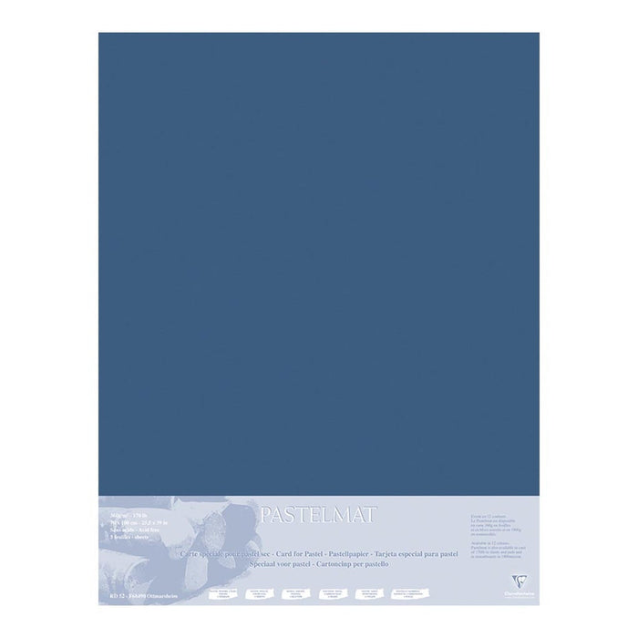 Pastelmat Mount Board 70cm x 100cm - 5 sheets Dark Blue FPC396014C