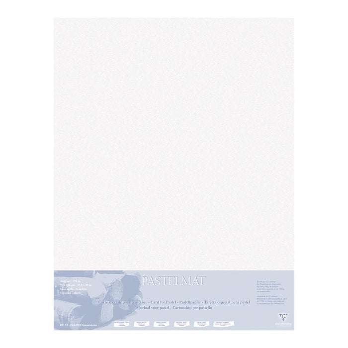 Pastelmat Mount Board 70cm x 100cm - 5 sheets White FPC396010C