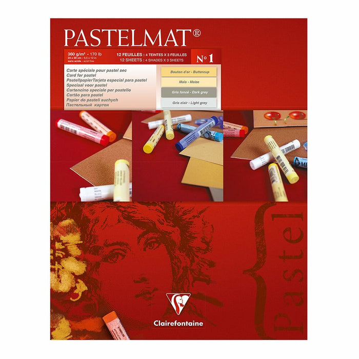 Pastelmat Pad No. 1 - 12 sheets 24cm x 30cm FPC96017C